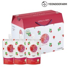 내고향일품방 [연두]사과엔비트 국산 착즙주스 100ml*40포261279, 100ml, 40개