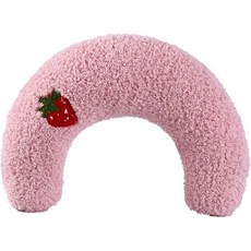 혼란 반려견 베개 고양이 목 보호 세척 가능 노필링 엘라스틱 핑크, Pink, 1개