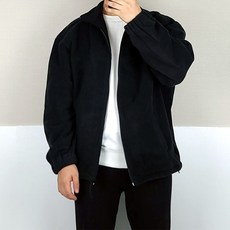아이케이 남성 오버핏 후리스 집업 자켓