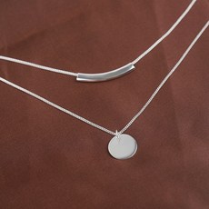 커브체인목걸이