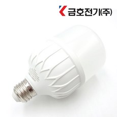 금호전기 금호 LED 고와트 고촉 전구 20W30W40W50W 하이벌브 램프, 1개, 금호(LED고와트전구 E26 20W)전구색