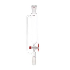 125ml 2440 유리 압력 이퀄라이징 추가 깔때기PTFE 스톱콕 - 이퀄라이징압력