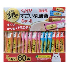 이나바 챠오츄르(유산균) 60개입/애묘 간식, 1팩