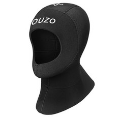 OUZO 스킨스쿠버 프리 다이빙 후드 잠수 모자 3mm