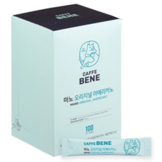 카페베네 마노 오리지널 아메리카노, 1g, 100개입, 100개