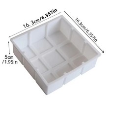 베이킹용 실리콘 케이크 장식 몰드 디저트 무스 페이스트리 제빵기, 1개
