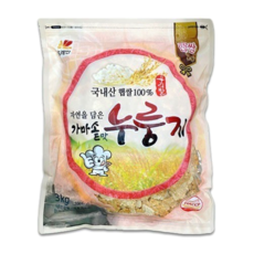 뚜레반 가마솥맛 누룽지3kg 햅쌀100%, 3kg, 1개