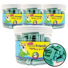 댕댕스타 덴탈프렌즈 강아지 간식, 후레쉬민트, 300g, 4개