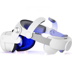 VidPPluing 메타오큘러스 퀘스트 3용 헤드 스트랩 3 액세서리용 컴포트 엘리트 VR 헤드셋 강화된 지지력과 균형 무게, 1개