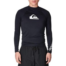 퀵실버 Quiksilver 남성용 All Time Ls 긴소매 래쉬가드 서핑 셔.. 정품보장