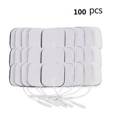 100 개 몫 5 5cm 2mm 플러그 신경 근육 자극기 디지털 물리 치료 마사지에