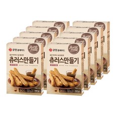 박스특가10개입 큐원 츄러스만들기믹스 한박스유통기한 23.10.18