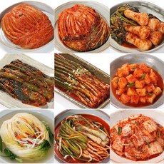 광주 김치타운 혼밥전용1kg 김치가 맛있는 정휴선 아홉가지김치