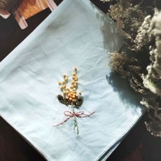 프랑스자수손수건만들기