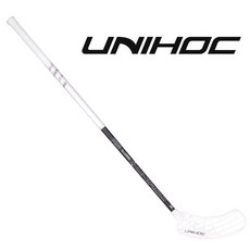 UNIHOC 플로어볼 스틱 EPIC TeXtreme 26 white-black 96cm