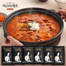 미스타셰프 부대찌개 600g 6팩, 6개