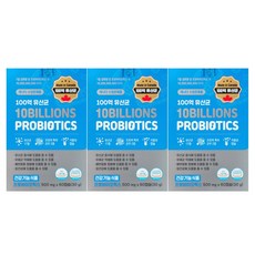 GNM자연의품격 100억 프로바이오틱스 500mg x 60캡슐 x 3개 써클