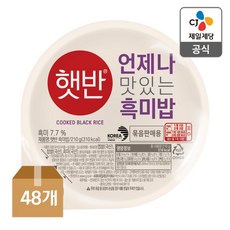 햇반흑미밥 햇반 흑미밥 210g x 48개