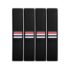 베리어스몰 자동차 문콕방지 이중쿠션 차량 도어가드 4P, 1세트, 블랙
