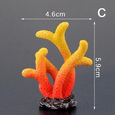 불가사리 송진 입상 인공 어항 장식 암초 풍경 공예 탁상 모방, 5.C, 1개