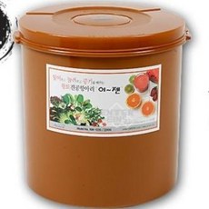 이젠 누름독 황토 진공항아리 누름통 원형 밀폐용기 김치통 5L-45L, 1개, 32L