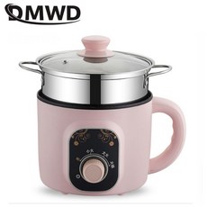 DMWD 1.5L 미니 전기 Multicooker 아침 식사 메이커 국수 파스타 밥솥 뜨거운 냄비 죽 수프 요리 냄비 1 2 명 220V|멀티쿠커|, 단일, 1개, Mechanical