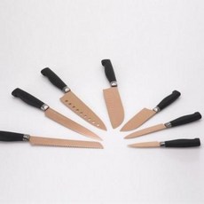 UUX916679티타늄 과도 코팅칼 5 키친식도 산도쿠 로즈골드