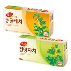 동서 결명자차 18T+둥굴레차 18T 식수용 가정용, 8g, 2개, 18개입