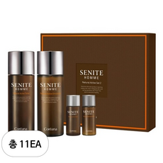 코리아나 쎄니떼 옴므내추럴액티브 2종 세트 토너 150ml + 에멀젼 150ml + 2p, 11세트
