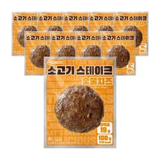 미트리 소고기 스테이크 숯불치즈 100g, 10개