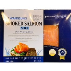 훈제연어 슬라이스 200g (냉동/노르웨이/팩), 1개
