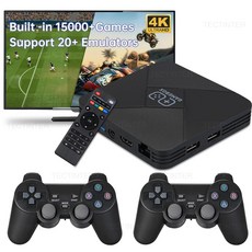 엑박패드 컨트롤러 조이스틱 듀얼 시스템 휴대용 게임 박스 4K 비디오 콘솔 TV, 1개, 7.G11PRO 64G with BOX - EU