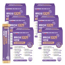 [일동생활건강] 생 유산균 100억 낙산균 포스트바이오틱스, 6박스, 30회분
