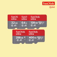 샌디스크 MicroSDXC SDHC Class10 ULTRA SQUA4 마이크로SD카드 블랙박스용메모리, 128GB