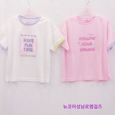 로엠걸즈반팔티