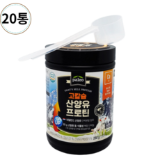 오리진 팔레오 고칼슘 산양유 프로틴 단백질 280g x 20통 박군 산양유초유 단백질 분말, 20개