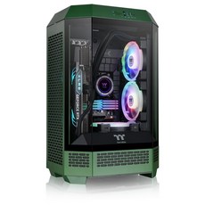 써멀테이크 The Tower 300 (레이싱 그린) M-ATX PC케이스