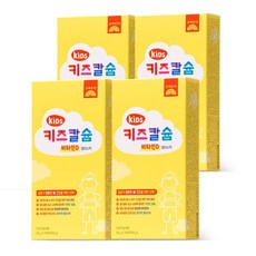 고려은단 키즈 칼슘 비타민D 젤리스틱 15포, 4개, 300g
