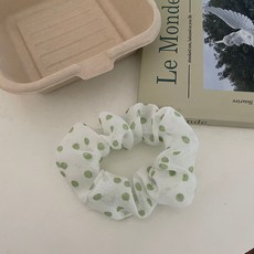 똥머리머리띠도트