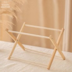 마크라메 매거진랙 만들기 우드 프레임 잡지꽂이, ♥상품매거진랙 우드 프레임^☆