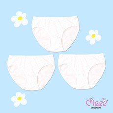 [치즈by언더라인] 주니어 1단계 국내산 순면 브라 팬티