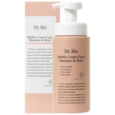 닥터바이오 버블 크림폼 샴푸 앤 바디워시, 450ml, 1개
