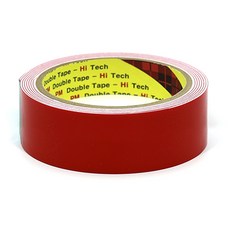 오공 PM 강력 양면 테이프 레드 5개입, 강력 양면 테이프 레드 45mm 5개입, 5개