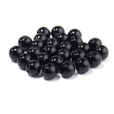 진주구슬 비즈 - 6mm/8mm/10mm/12mm/14mm/16mm/18mm/20mm, 블랙 6mm, 1개 블랙 6mm, 1개