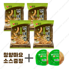 농심 먹태깡 청양마요맛 60g x 4개 + 청양마요소스 2p 증정, 60g × 4개 + 소스 2p