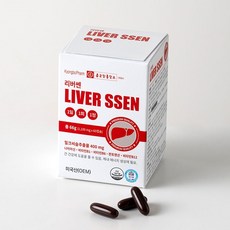 리버쎈 2개월분 종근당홀딩스 경보팜 프리미엄 밀크씨슬 실리마린 간영양제, 1100mg, 1박스