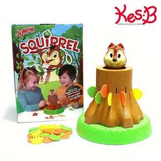 윤성커뮤니케이션 캐스B보드게임 점핑다람쥐 2P 칼꽂기 해적룰렛