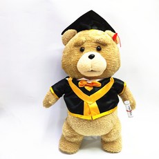TED 테드 베어 학사모 곰 인형 졸업 식 선물, 45cm 옐로우 _높이 45cm