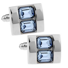 커프스단추아쿠아마린