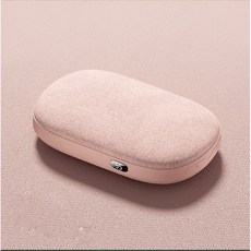 PYHO 충전식 보조배터리 USB 손난로 휴대용 대용량 양면발열 미니 핫팩, 핑크, 6000mAh(최대6시간사용)